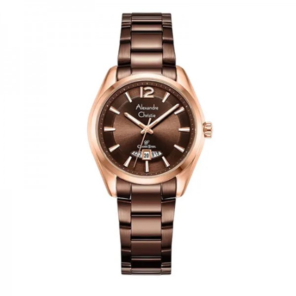 Alexandre Christie AC 8679 Rosegold Brown Lady LDBROBO